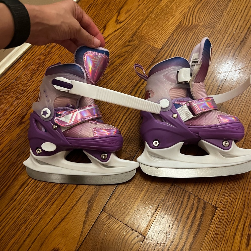 Purple and Pink Kids Hockey /Ice Skates
